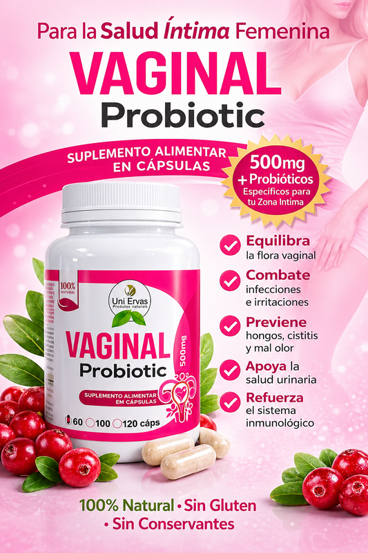 Cuida tu flora vaginal con Vaginal Probiotic todos los días. ⭐