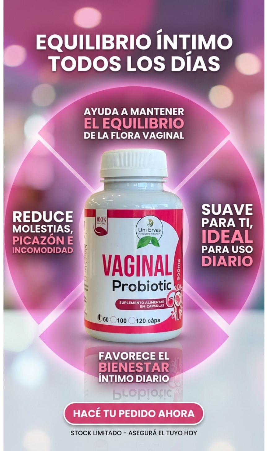Cuida tu flora vaginal con Vaginal Probiotic todos los días. ⭐
