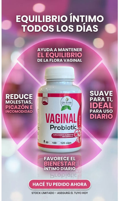 Cuida tu flora vaginal con Vaginal Probiotic todos los días. ⭐